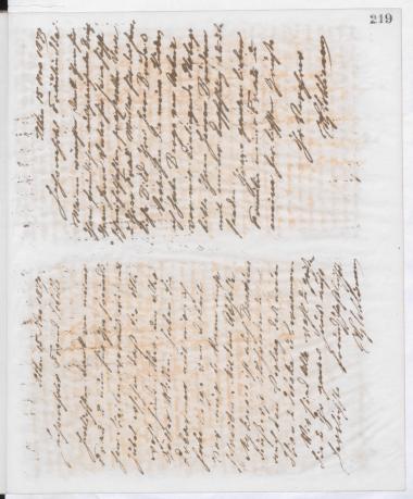 Copy of letter by Schliemann, Heinrich to Frölich, Ida, 1879