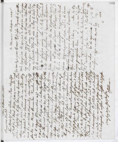 Copy of letter by Schliemann, Heinrich to Virchow, Rudolf, 1884