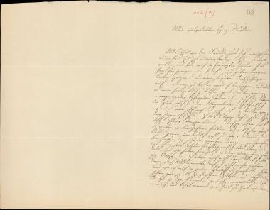Letter sent by Petrowsky, Doris to Schliemann, Heinrich, 1887