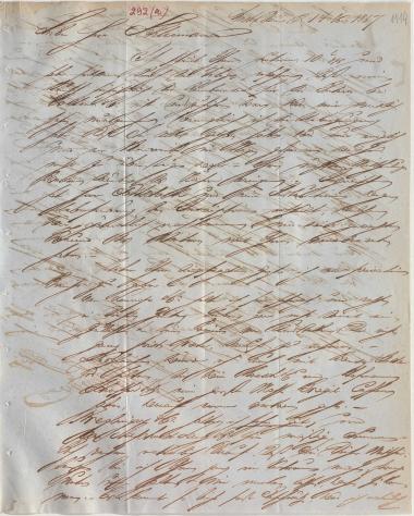 Letter sent by Schröder, Henry J. to Schliemann, Heinrich, 1857