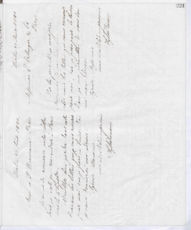 Copy of letter by Schliemann, Heinrich to Erlanger, Émile & Cie. 1881