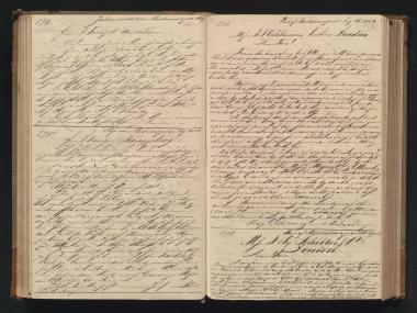 Copy of letter by Schliemann, Heinrich to Funcke, Ludwig, 1854