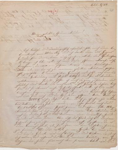 Letter sent by Schliemann, Louise, Schliemann, Doris and Schliemann, Elise to Schliemann, Heinrich, 1858