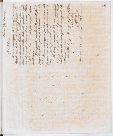 Copy of letter by Schliemann, Heinrich to Nesim, ? 1873