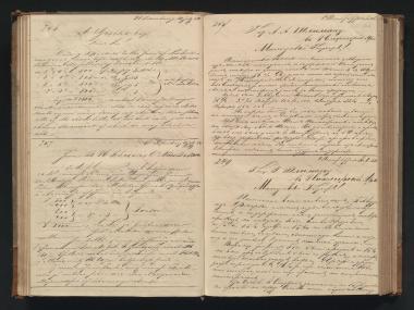 Copy of letter by Schliemann, Heinrich to Gisiko, Axel, 1854