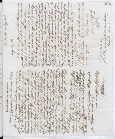 Copy of letter by Schliemann, Heinrich to Dethier, Philipp Anton, 1876