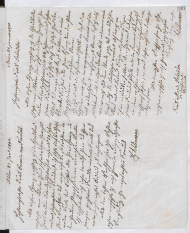Copy of letter by Schliemann, Heinrich to Tröltsch, ? 1890
