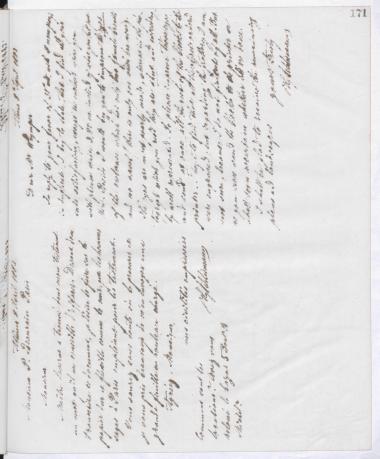 Copy of letter by Schliemann, Heinrich to Whymper, J. W. 1883