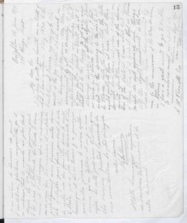 Copy of letter by Schliemann, Heinrich to Franks, Augustus W. 1875