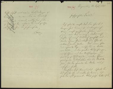 Letter sent by Schels, August to Schliemann, Heinrich, 1880