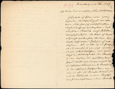 Letter sent by Eckenbrecher, G.  to Schliemann, Heinrich, 1887
