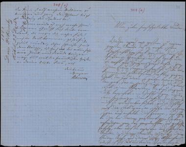 Letter sent by Petrowsky, Doris and Petrowsky, Hans to Schliemann, Heinrich, 1872