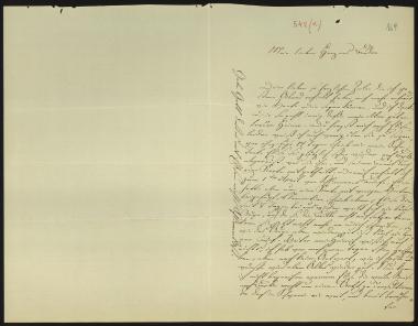 Letter sent by Petrowsky, Doris to Schliemann, Heinrich, 1886