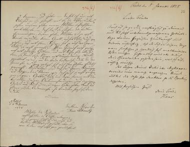 Letter sent by Petrowsky, Doris and Petrowsky, Hans to Schliemann, Heinrich, 1878