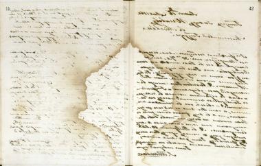 Copy of letter by Schliemann, Heinrich to Yuchenkov, Zakhar Ivanovich, 1864