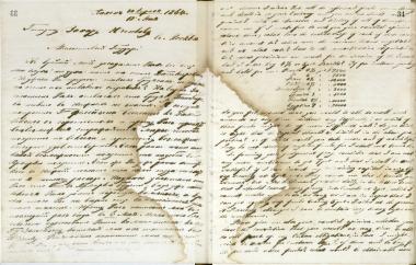 Copy of letter by Schliemann, Heinrich to Schröder, Henry J. & Co. 1864