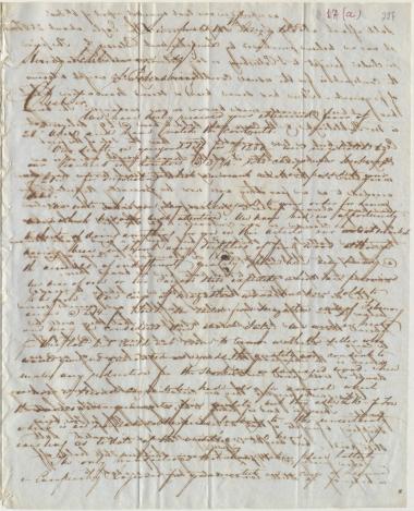 Letter sent by Perkins, Smith & Mullens to Schliemann, Heinrich, 1853