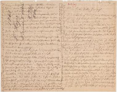 Letter sent by Hager, Friederike to Schliemann, Heinrich, 1868