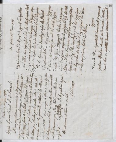 Copy of letter by Schliemann, Heinrich to Σλήμαν, Σοφία, 1890