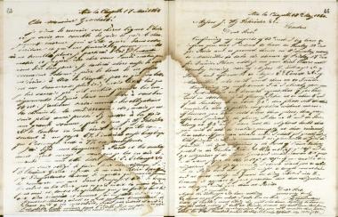 Copy of letter by Schliemann, Heinrich to Schröder, Henry J. & Co. 1864