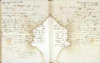 Copy of letter by Schliemann, Heinrich to Zellweger, U. & Co. 1864