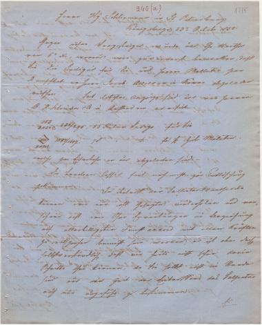 Letter sent by Cohn, Marcus & Son to Schliemann, Heinrich, 1855
