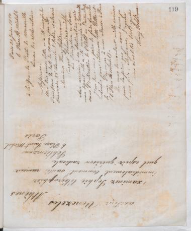 Copy of letter by Schliemann, Heinrich to Βενιζέλος, Μιλτιάδης, 1870