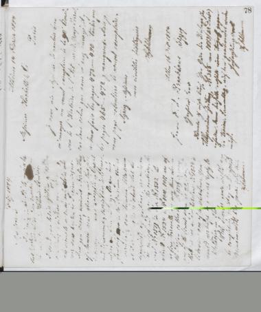 Copy of letter by Schliemann, Heinrich to Hachette & Co. 1884