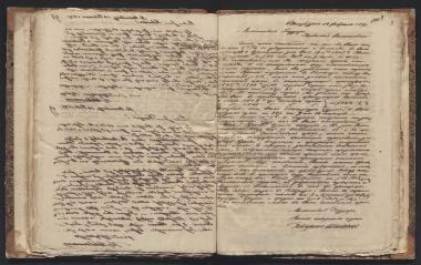 Copy of letter by Schliemann, Heinrich to Lepeshkin, Nikolai Vasilyevich, 1849