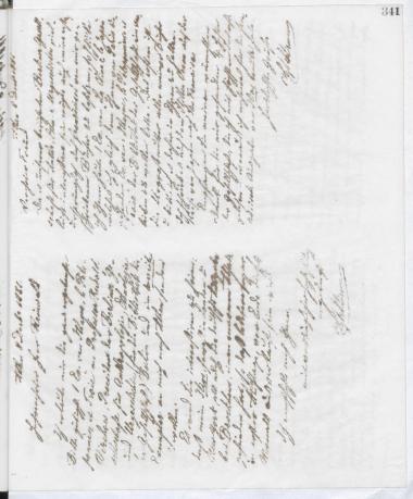 Copy of letter by Schliemann, Heinrich to Reinwald, C. 1881