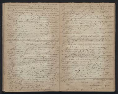 Copy of letter by Schliemann, Heinrich to Frenzel, Anton, 1853