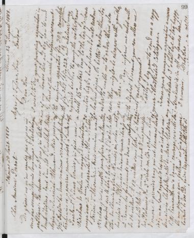 Copy of letter by Schliemann, Heinrich to Perrot, Georges, 1888