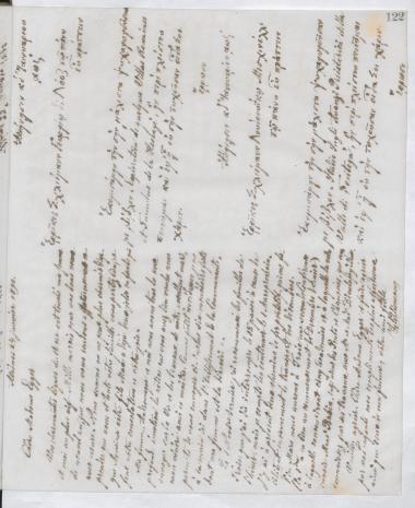 Copy of letter by Schliemann, Heinrich to Egger, Elisabeth, 1890
