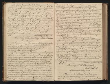 Copy of letter by Schliemann, Heinrich to Kloppenburg, W. H. 1854