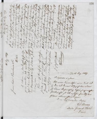 Copy of letter by Schliemann, Heinrich to Schliemann, Nadezhda Andreyevna, 1889