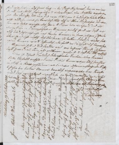 Copy of letter by Schliemann, Heinrich to Warschauer, Robert & Co. 1888