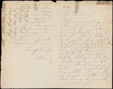 Letter sent by Schliemann, Sergei Andreyevich to Schliemann, Heinrich, 1873