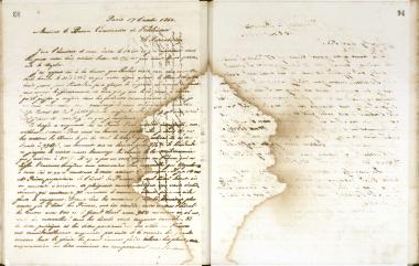 Copy of letter by Schliemann, Heinrich to Schröder, J. H. W. 1864