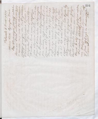 Copy of letter by Schliemann, Heinrich to Petrowsky, Doris, 1871