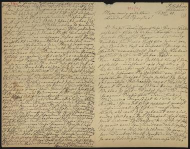 Letter sent by Kühse, Wilhelm and Kühse, Wilhelmine  to Schliemann, Heinrich, 1882