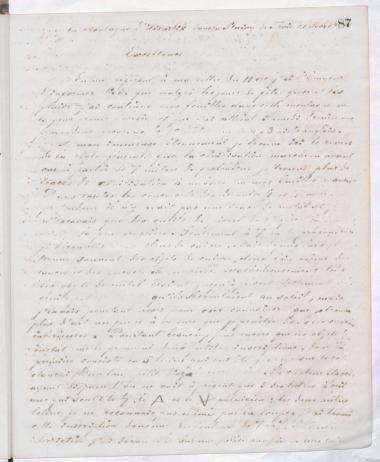 Copy of letter by Schliemann, Heinrich to ?, Kemal, 1871