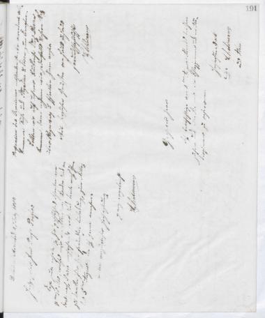 Copy of letter by Schliemann, Heinrich to Manager of Galisch Hotel, 1884