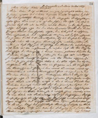 Copy of letter by Schliemann, Heinrich to Schliemann, Adolph, 1869