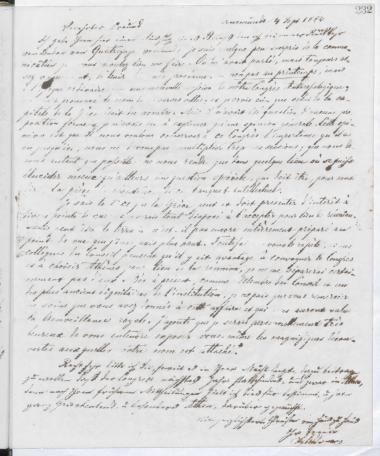 Copy of letter by Schliemann, Heinrich to Virchow, Rudolf, 1884