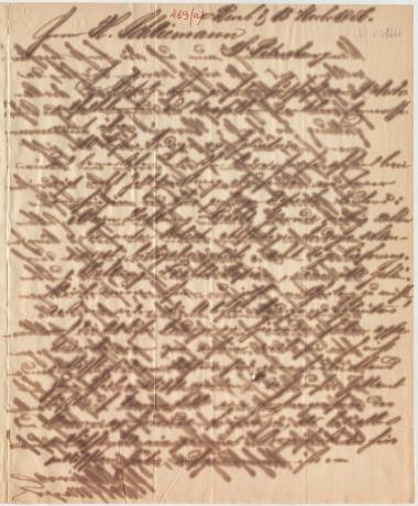 Letter sent by Mayer & Co. to Schliemann, Heinrich, 1856