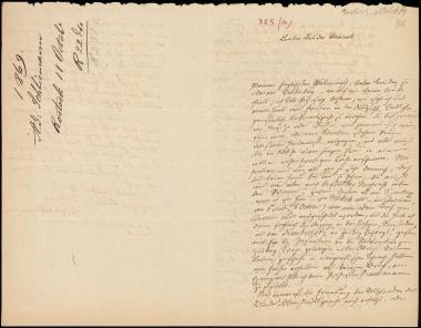 Letter sent by Schliemann, Adolph to Schliemann, Heinrich, 1869
