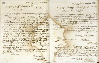 Copy of letter by Schliemann, Heinrich to Fehleisen, Konstantin Karlovich, 1864