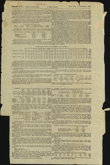 Letter sent by Janssen & Co. to Schliemann, Heinrich, 1878