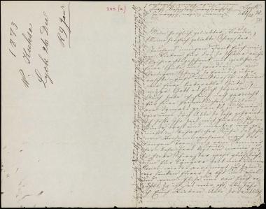 Letter sent by Kühse, Wilhelmine  to Schliemann, Heinrich, 1872