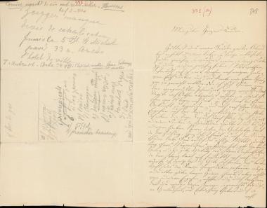 Letter sent by Petrowsky, Doris to Schliemann, Heinrich, 1887